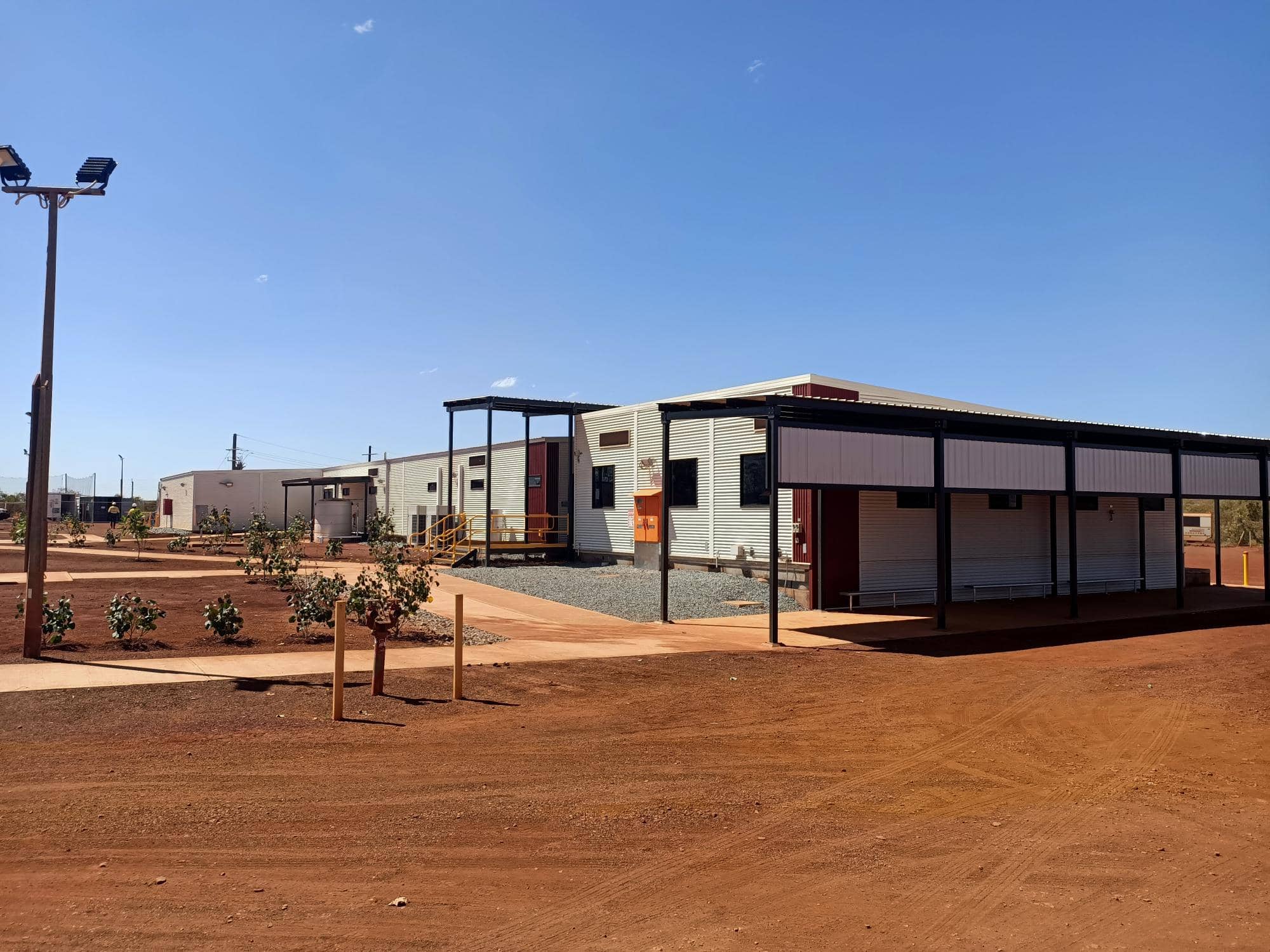 Rio Tinto transit facilities by Steel Frames WA